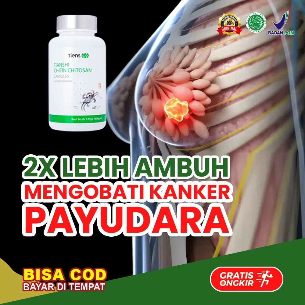 SUPLEMENT CHITIN CHITOSAN Serat Cangkang Kepiting Membantu Atasi Kanker PaYudara