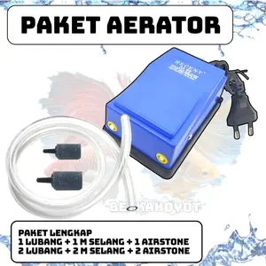 AERATOR ( GELEMBUNG UDARA ) AQUARIUM 1 & 2 lubang