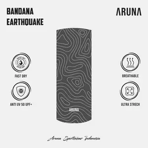 Aruna Headwear Multipurpose Masker Bandana Stretch Earthquake UPF 50+ Anti UV Quick Dry Outdoor