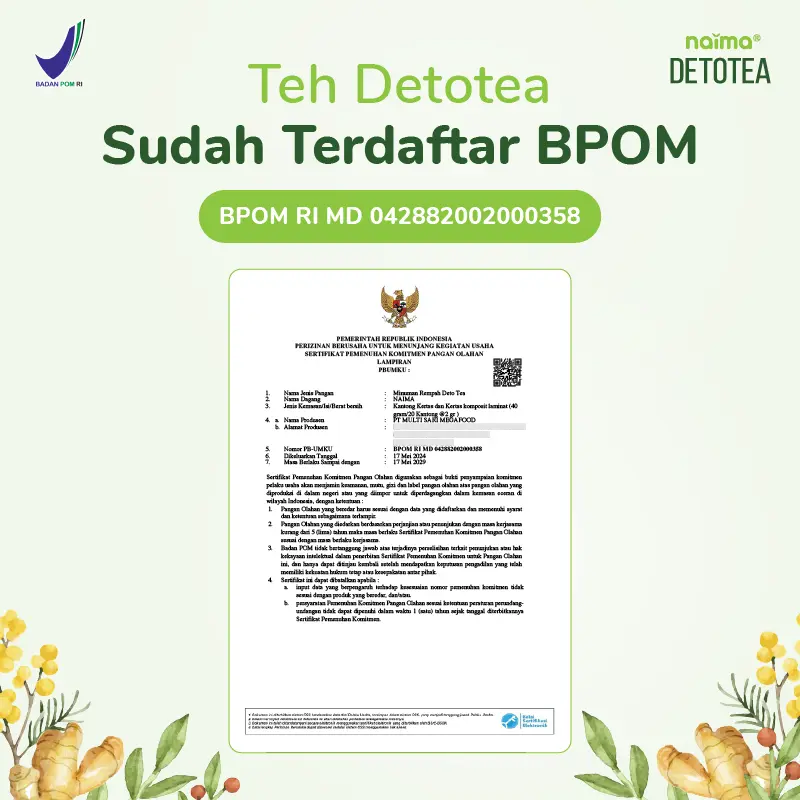 [Detotea] Teh Rempah Herbal Jahe Teh Hijau Daun Kelor Alami 3