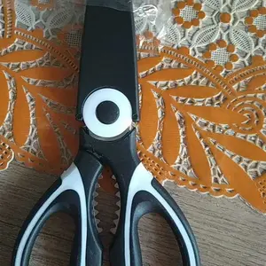 Gunting Rumah Tangga Stainless Steel Anti Karat Gunting Tulang Ayam Pembersih Sisik Ikan Multifungsi