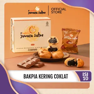 JUWARA SATOE [ ISI 10 ] BAKPIA KERING COKLAT - OLEH-OLEH KHAS JOGJA
