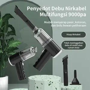 Good Deall Vacum Mini XCQ 02 Kuat 9000pa Nirkabel Multifungsi untuk Mobil Sofa & Sudut Rumah Cas 1.5 Jam Pakai 30 Menit Penyedot Debu