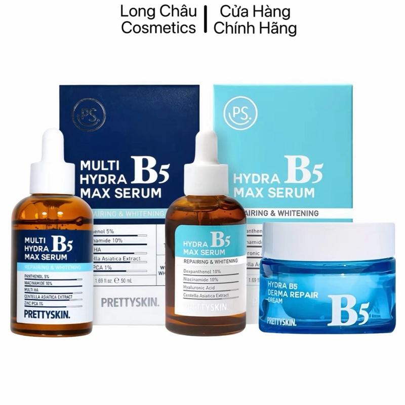 Serum Dưỡng Trắng Phục Hồi Da Prettyskin Hydra B5 Max Serum 50ml & Kem Dưỡng Ẩm…