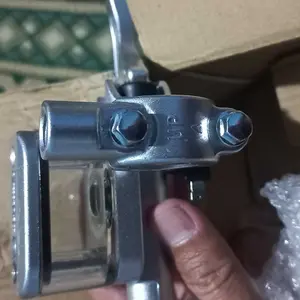 PAKETAN HEMAT Master Rem Tabung Oval Dan Kotak Silver Kaca Putih+Selang rem 90cm Original Full CNC Anti Karat Universal Motor