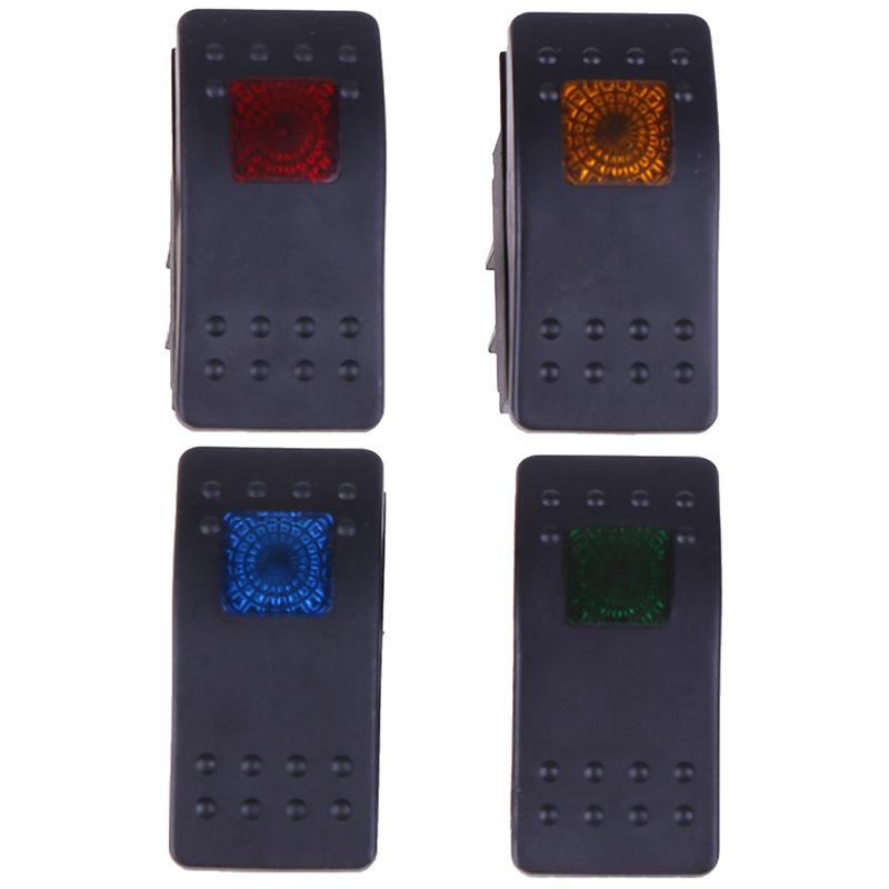 Product Introduction of Waterproof Rocker Toggle Switch Car Boat Marine Rocker Switch Button 4pin Switch 6