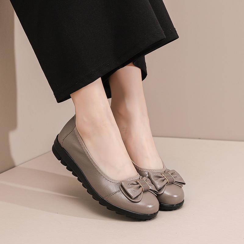 LURAD Sepatu Wanita Bahan Kualitas Bagus  Ootd Kantor Fashionable Slip On Cewek Anti Slip OOTD YJ1812 3