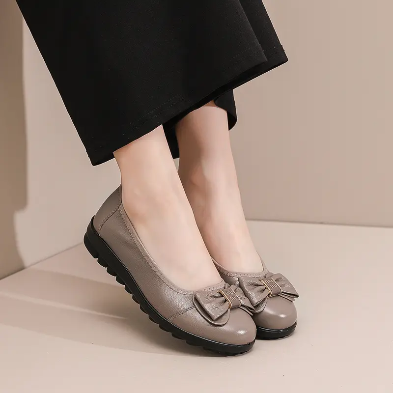 LURAD Sepatu Wanita Bahan Kualitas Bagus  Ootd Kantor Fashionable Slip On Cewek Anti Slip OOTD YJ1812 3