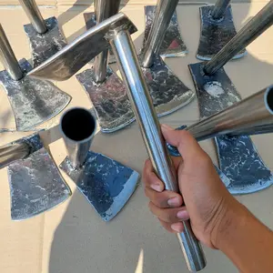 Cangkul Kecil Taman Berkebun Besih Selokan bahan BAJA PER ASLI