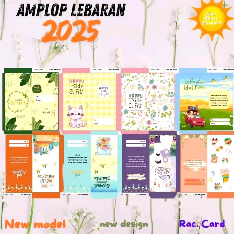 amplop lebaran idul fitri ukuran mini medium dan JUMBO