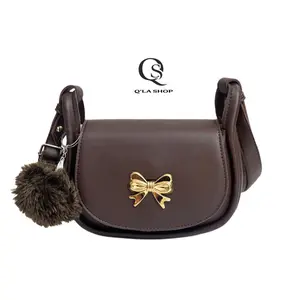 [Beli Lokal] (FREE BAGCHARM) SHERA SLINGBAG MINI TAS SELEMPANG WANITA SIMPLE TERBARU