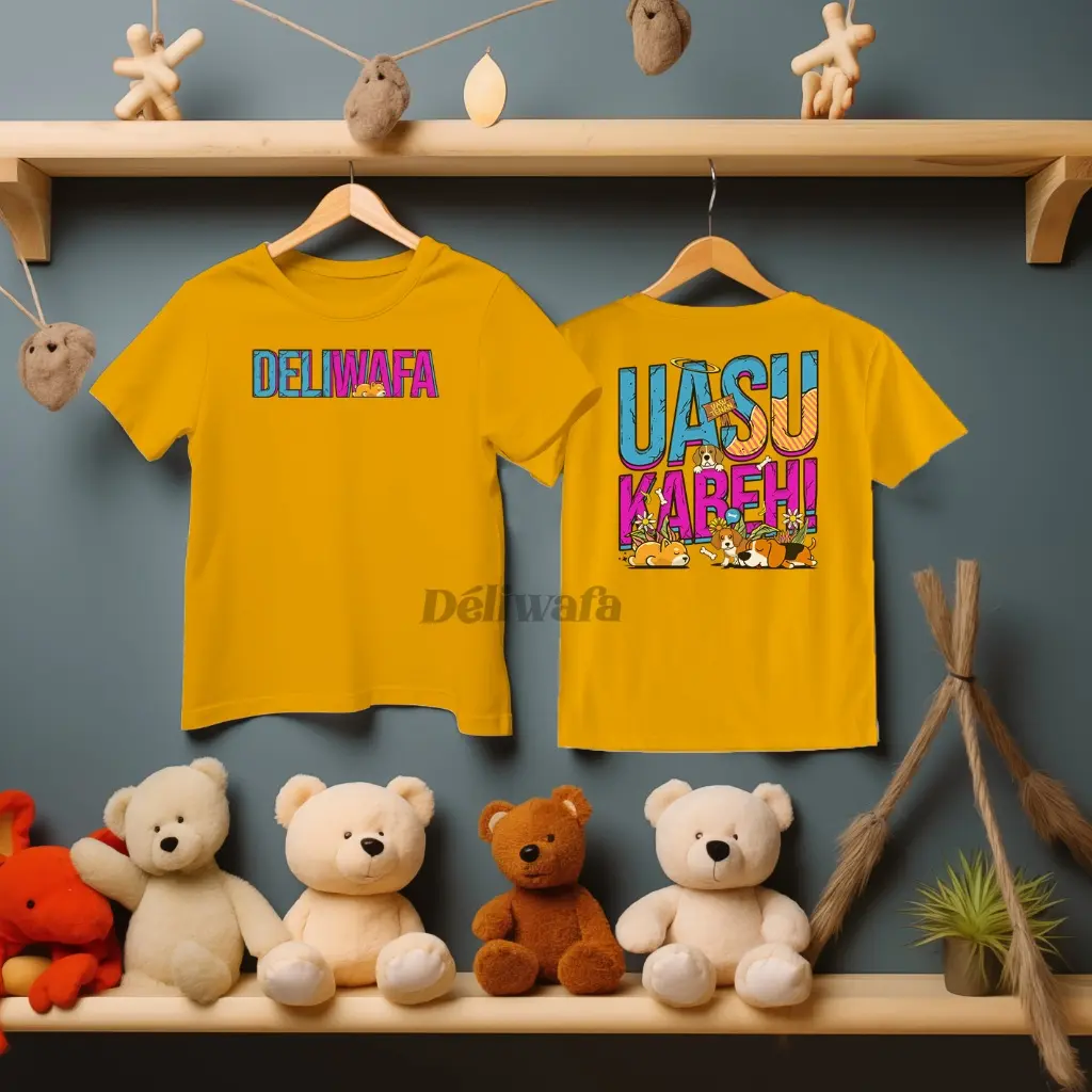 KAOS DELIWAFA TSHIRT ANAK UASU KABEH KAOS ANAK VIRAL DELIWAFA