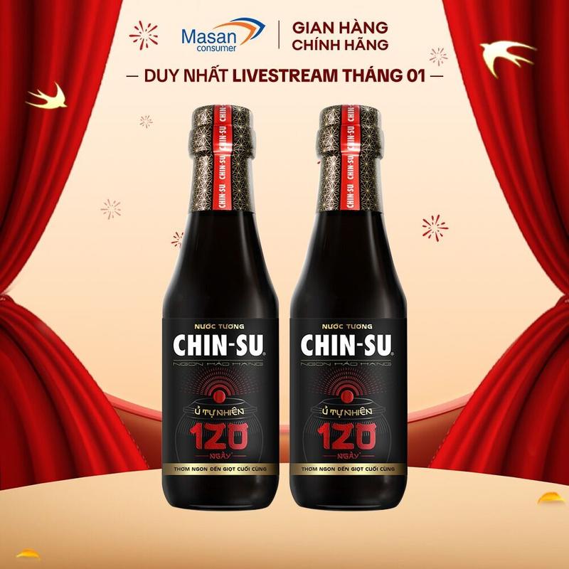 Combo 2 Nước tương Chin-su Ủ tự nhiên 120 ngày x 300ml Combo 2 hoặc combo 4 Nước tương CHIN-SU ủ tự nhiên 120 ngày chai x 300ml Tặng 2 chén sứ hoặc tặng 4 chén sứ
