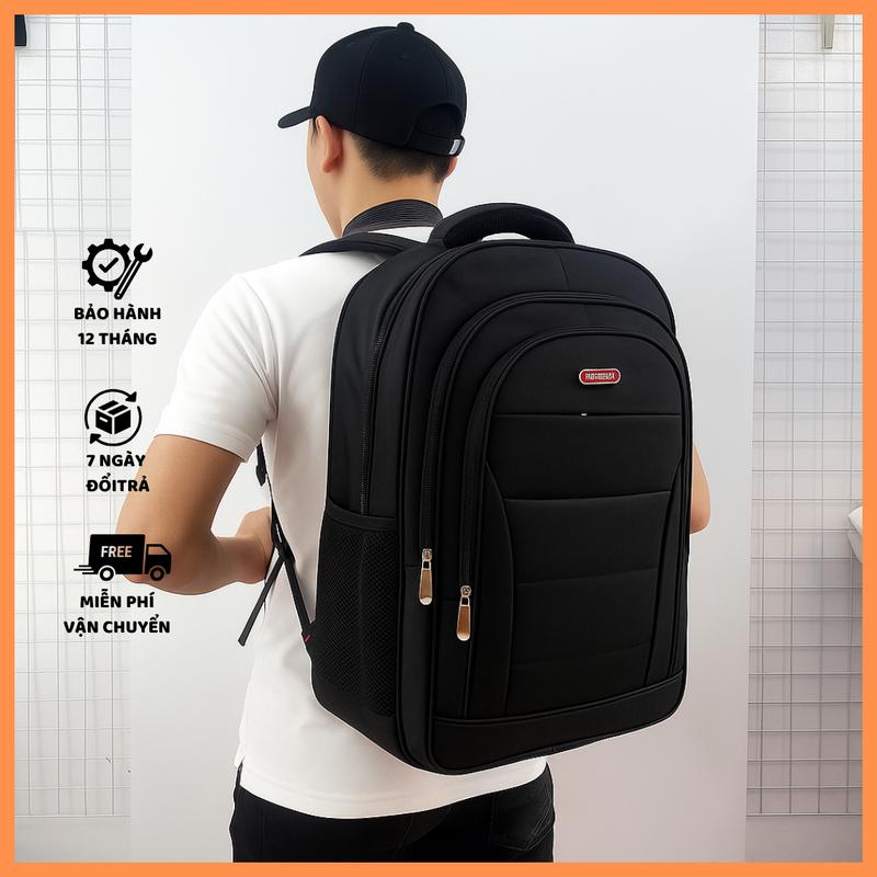 Balo laptop HGBags - Đựng laptop 17 inch nhiều ngăn chống sốc chất liệu vải dù cao cấp siêu bền - BL5509
