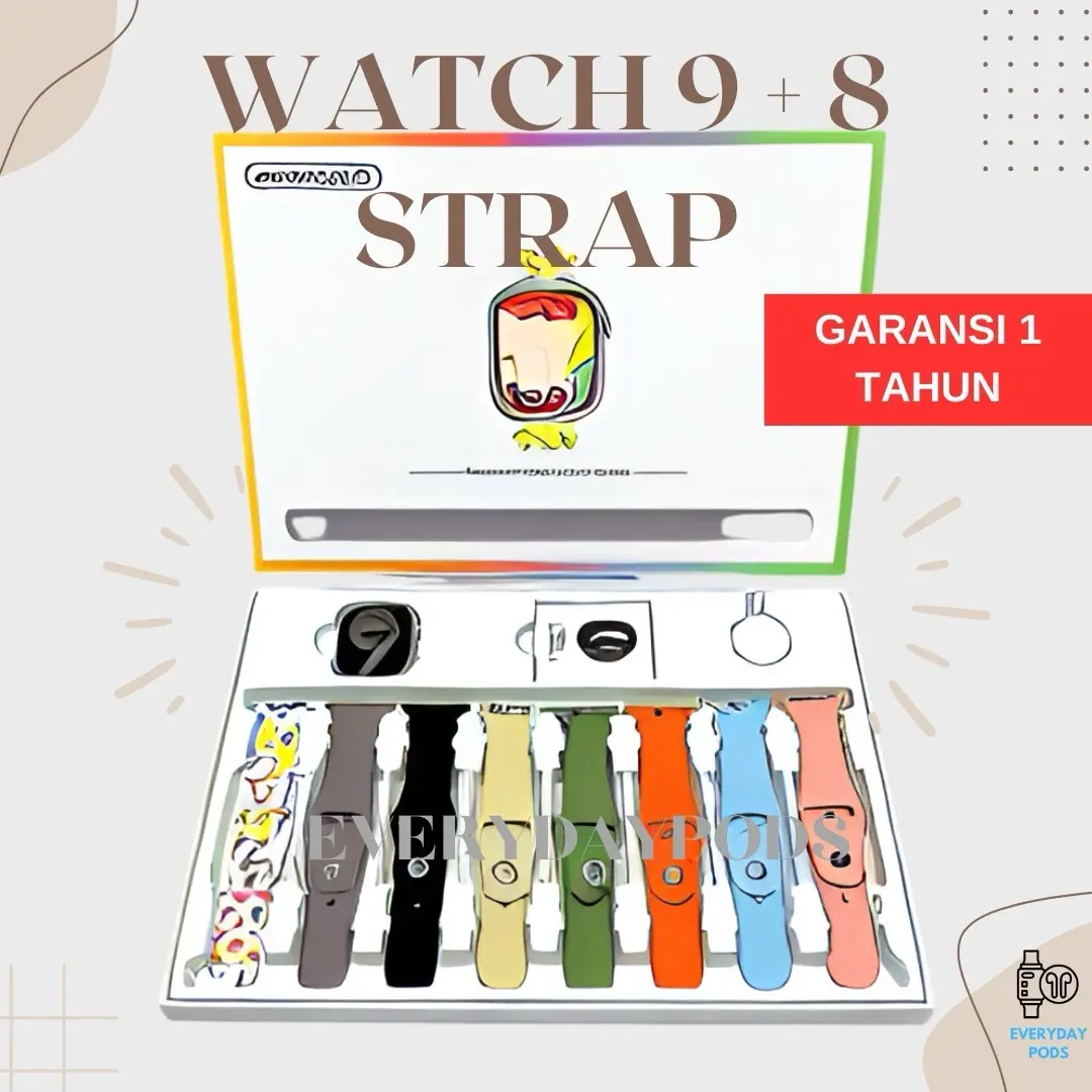 WATCH  Smartwatch PRO 9 + 8 STRAP