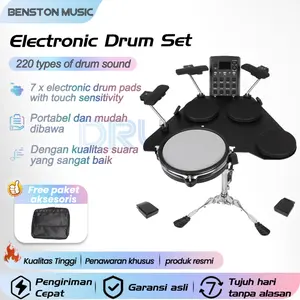 Table Top Drum Kit with Built in Speakers Electronic Drum Set