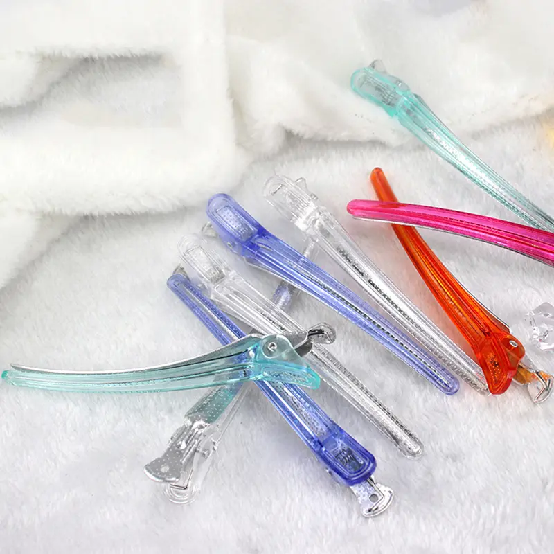 Kẹp Tóc, 10 Cái, Kẹp Phần Tạo Kiểu Uốn Tóc Salon, Tạo Kiểu Tóc, Kẹp Cắt Tóc, Tay Cầm Tạo Kiểu Tóc, Dụng Cụ Tạo Kiểu Tóc 6