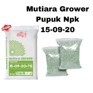 PUPUK NPK GROWER 15-09-20+TE MUTIARA MEROKE PENYUBUR TANAMAN 1 KG