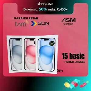(IRVAN x ASM) iPhone 15 128 & 256gb Garansi Resmi TAM/GDN 1Th