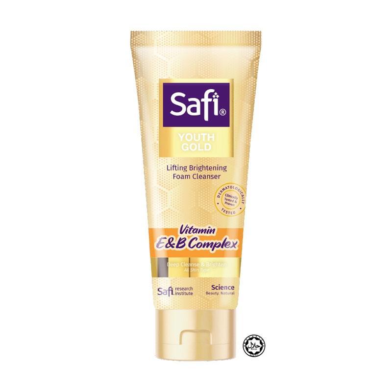 Product Introduction of Safi Youth Gold Lifting Whipped Gel Cleanser 100g Pembersih Wajah Foam Cleanser Vitamin E&B Complex Oily Skin All Skin 7