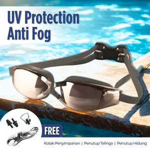 RUIHE Kacamata Renang Dewasa Anti Fog UV Protection - 9200