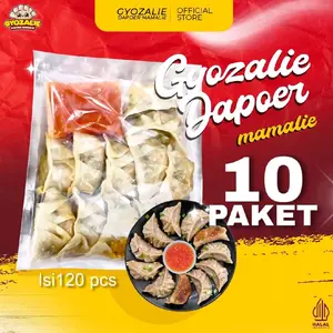 10 PAKET Gyoza isi 120pcs free saus Halal Homemade Frozen