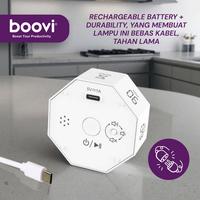 Gambar BOOVI JD012 Digital Timer Belajar Pomodoro Lampu LED Oktagonal Magnetic Type C dari Boovi Official Kota Administrasi Jakarta Barat 3 Tokopedia