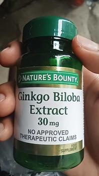 Product Review of Nature's Bounty Ginkgo Biloba Extract 30mg 30 capsules Nature's Bounty Brain Mental Health Dietary Supplement from c**l 0