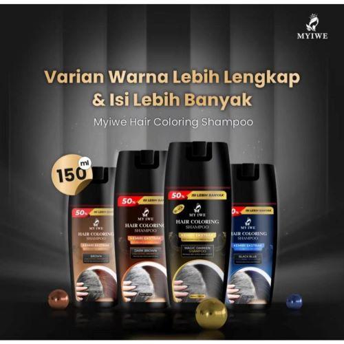 Hair Coloring Shampoo Myiwe 150ML Solusi Rambut Uban