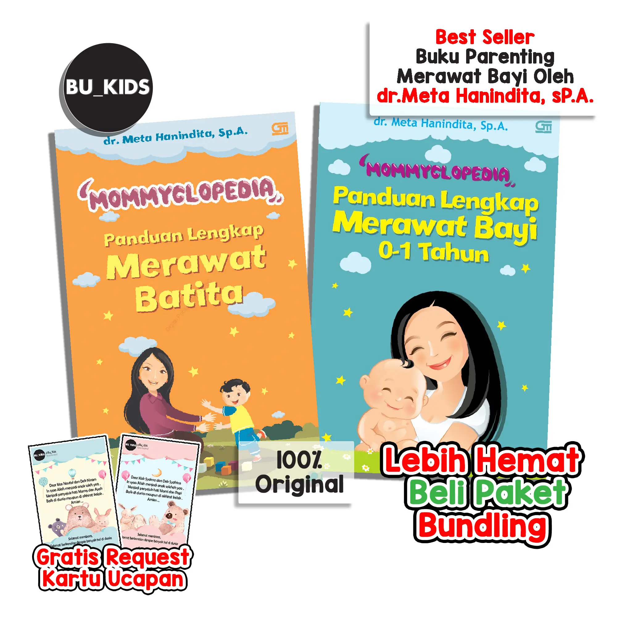 Buku Mommyclopedia Panduan Merawat Bayi Lengkap dan 78 Resep Mpasi Dr Meta Hanindita Original