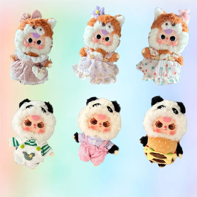 BB3 20cm Doll, Dòng Dễ Thương, Đồ Đeo Búp Bê, Bộ Mũ Heo Nước Hắt Có Thể Mặc,[Không Bao Gồm Búp Bê] 8