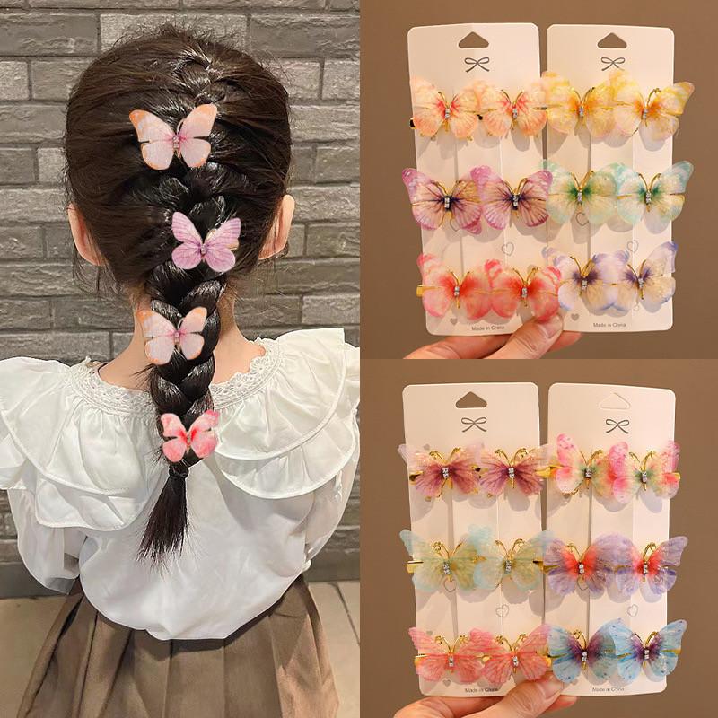 Product Introduction of TD - JEPITAN RAMBUT ANAK SET 6PCS MODEL KUPU KUPU KOREAN STYLE KAWAI/ JEPIT AKSESORIS RAMBUT ANAK BUTTERFLY 3