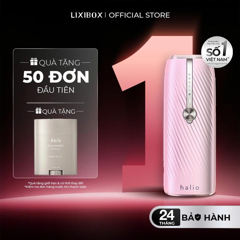 CFV Máy Triệt Lông Lạnh Sapphire Halio InfinityGlow Advanced IPL Sapphire Cooling Hair Removal Device - Phù hợp cho Da Nhạy Cảm Nữ và Nam - Lixibox