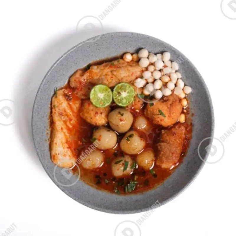 [Dian Garut] Paket Hemat Bakso Aci Komplit Makanan Kuah Instan Pedas 5
