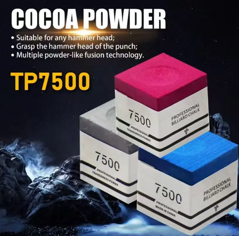 TP 7500 Chalk original billiard chocolate powder cue tp 7500chalk｜Every ...