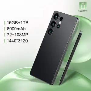 100% Asli Baru Murah Handphone Asli 16GB RAM 1TB Storage Kamera 72MP+108MP Baterai 8000mAh 4G/5G Smartphone Terbaru dengan Bluetooth Android 14 Radio