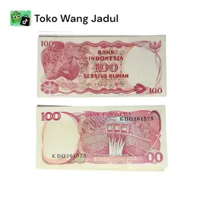 Koleksi uang kuno 100 rp goura 1984 kondisi baru