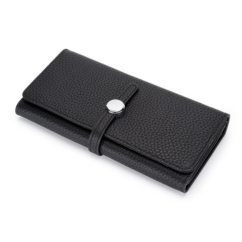 Sosialita Doogun Long Wallet Genuine Leather Dompet Kulit Asli Dompet Panjang Wanita Dompet HP