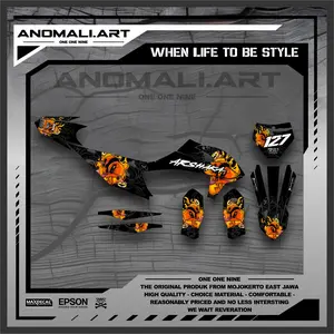 0017 STICKER DECAL KTM 250 BEBAS REQUEST