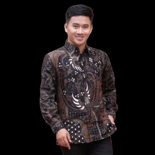 New Kemeja Pria Batik Lengan panjang Premium terbaru size M L XL XXL kekinian 6