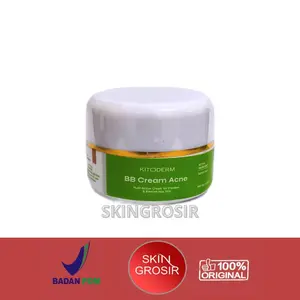 Kitoderm BB Cream Acne 10gr Original / Alas Bedak Kulit Berjerawat BPOM Aman