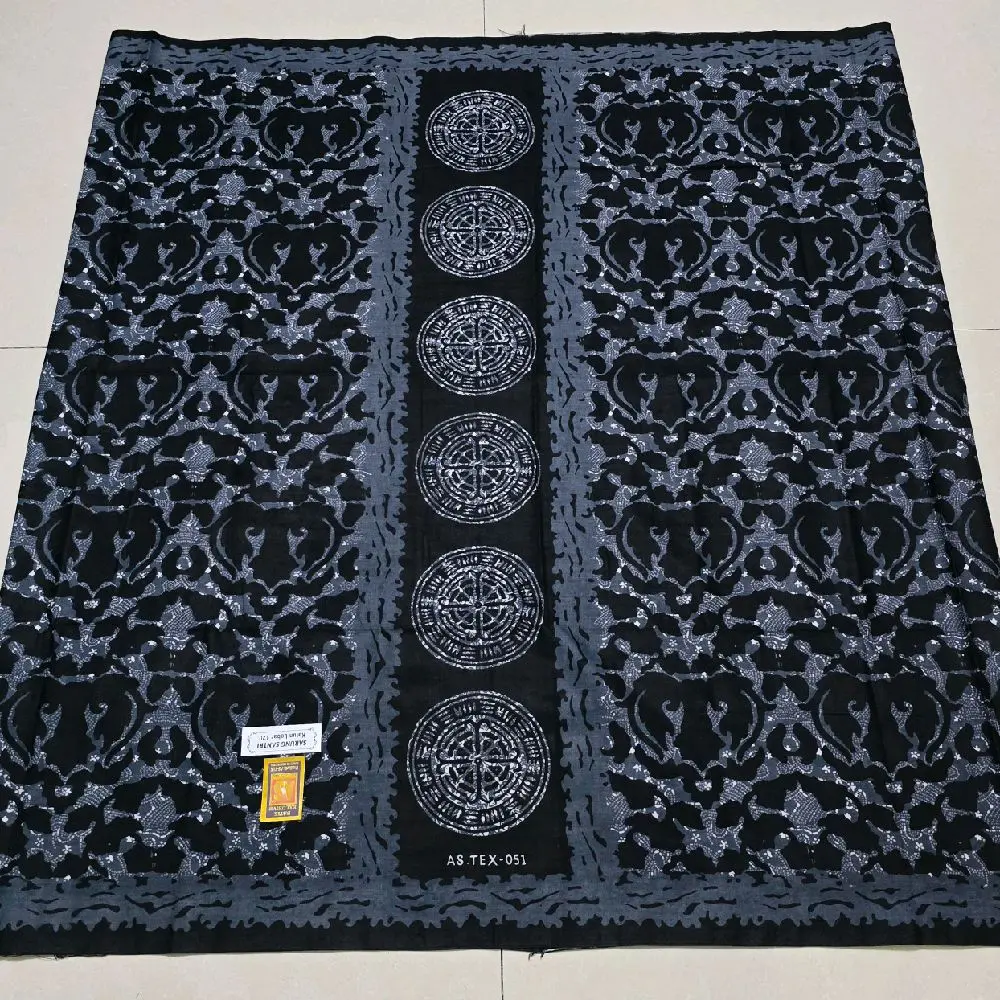 Sarung Batik Abu-Abu Dewasa Bahan Katun Halus  Muslim Santri Pekalongan Nyaman