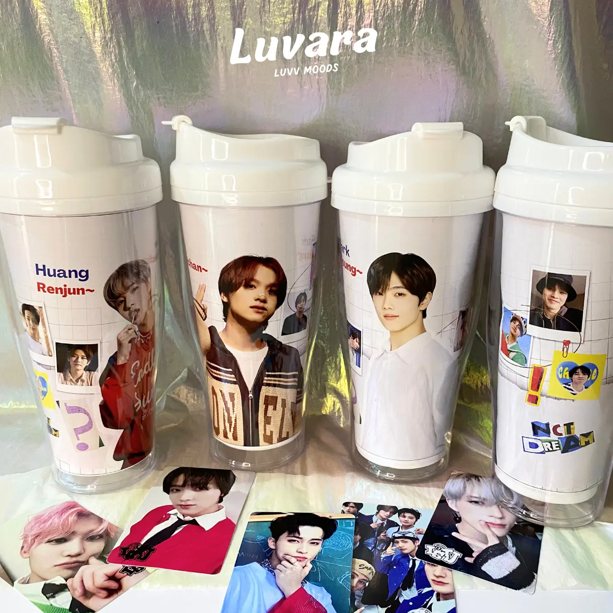 TUMBLER NCT DREAM ART full depan belakang BONUS photocard
