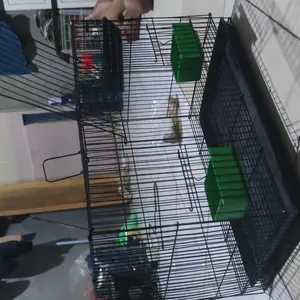 GROSIR Kandang Besi Lipat 50x30x30 Kandang Kucing Kitten Anjing Kelinci Kandang Burung Kandang Kelinci Kandang Anjing Kandang kucing