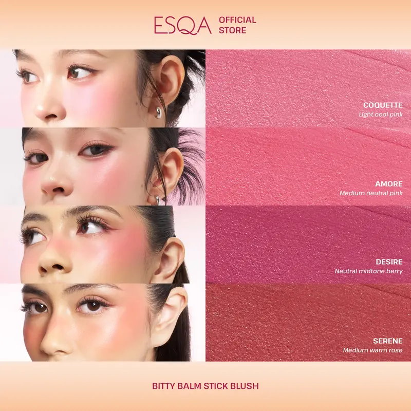 [NEW LAUNCH] ESQA Bitty Balm Stick Blush 1