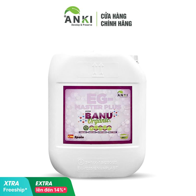   Hàng mới về  Can phân bón hữu cơ Hyper BANU Organic 20 Lít rong tảo biển  nguyên đai nguyên kiện  nhập khẩu Châu Âu - Dinh dưỡng cân bằng dùng rất mát cho cây 