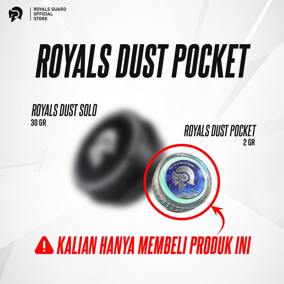 Royals Dust Bedak Gaming Mobile Premium x Rasyah Rasyid UKURAN MINI made with Nano-Technology solusi dari bedak tabur yang bikin berantakan Royals Dust Bedak Gaming Mobile Premium x Rasyah Rasyid UKURAN MINI made with Nano-Technology solusi dari bedak tabur yang bikin berantakan