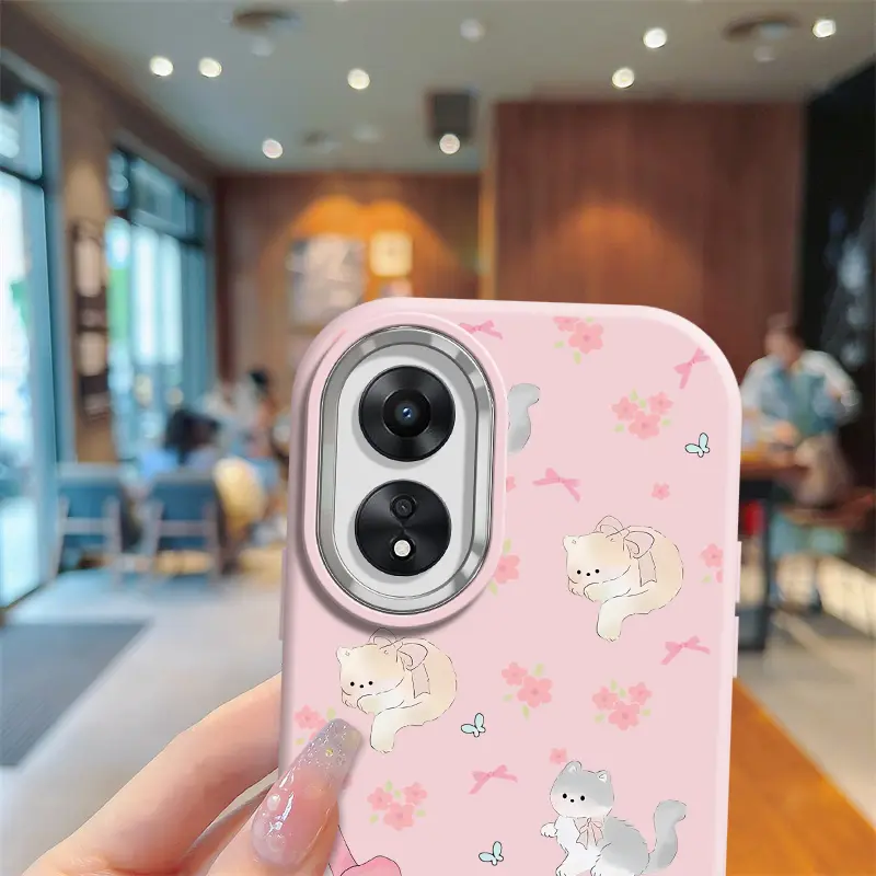 Casing hp softcase flower cat SILICON for OP A38A18 A58A15s A35 A16s A54s A17K A3s RealC1 A12E A92020 A5 A11X A53S4G A33 A54 A55 A77 2022 A57E A77S A7 A5s A12s A74 A95 REN6 A36 A76 A78 A58 F17 REN4 A93 4F A94 F19PRO 5F 4