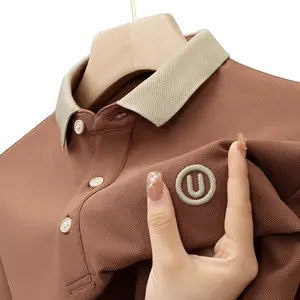 OLET Polo Shirt Pria baju kaos pria Bordir Atasan Pria kaos kerah pria lengan pendek