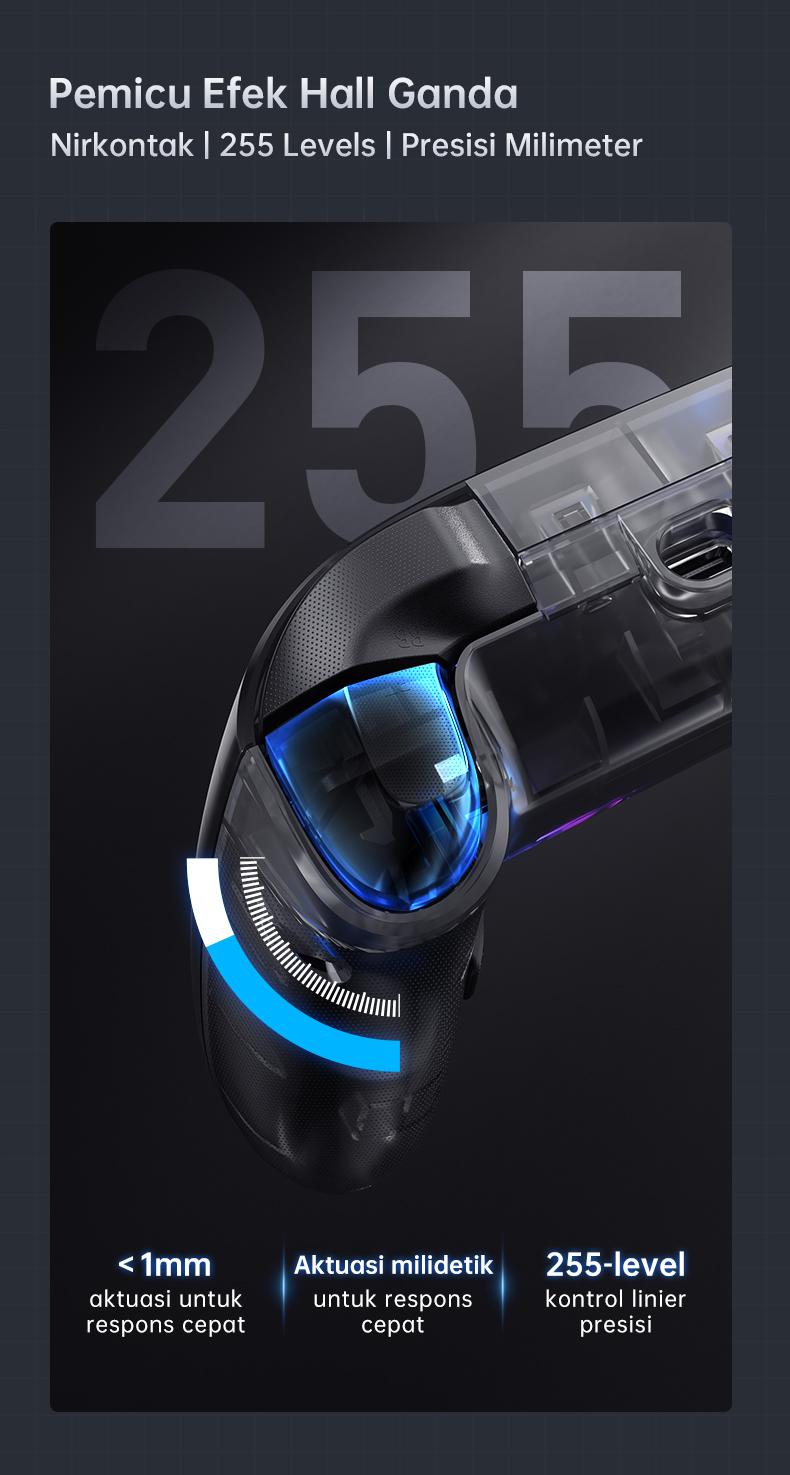 Machenike G3 V2 Wireless Gaming Controller With Dock Pengisian Tri-Mode Bluetooth Baterai 1000mAh Hall Effect Trigger Joystick Gamepad untuk Switch Steam PC